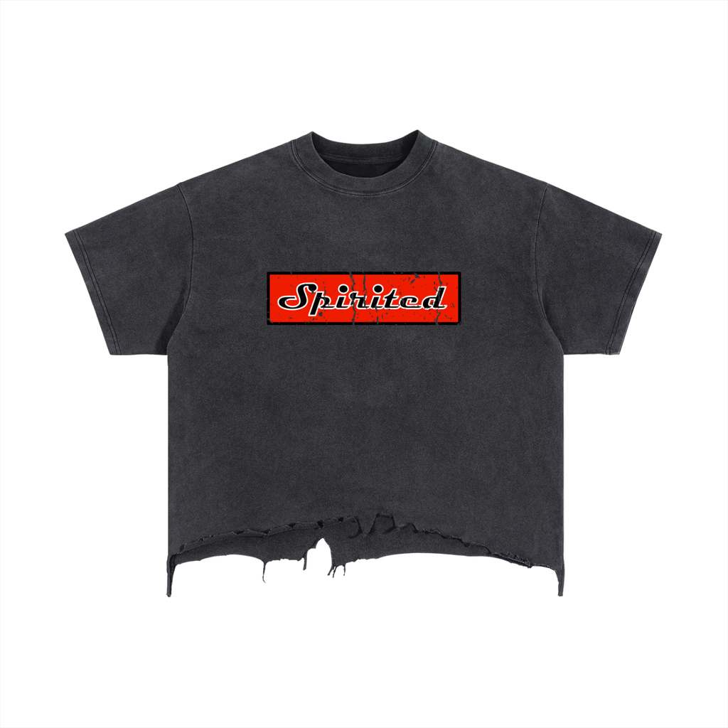 Spirited Distressed T-Shirt