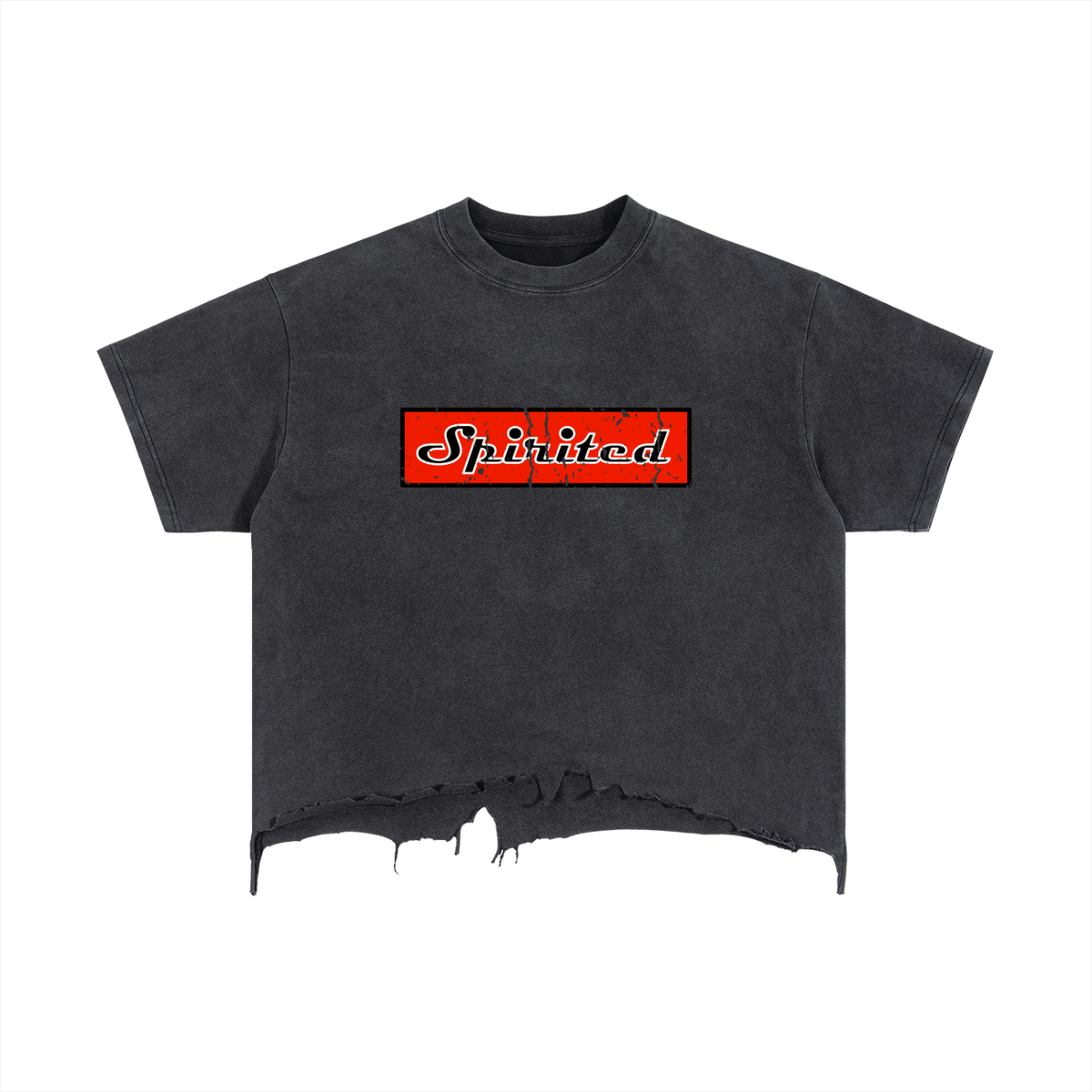 Spirited Distressed T-Shirt