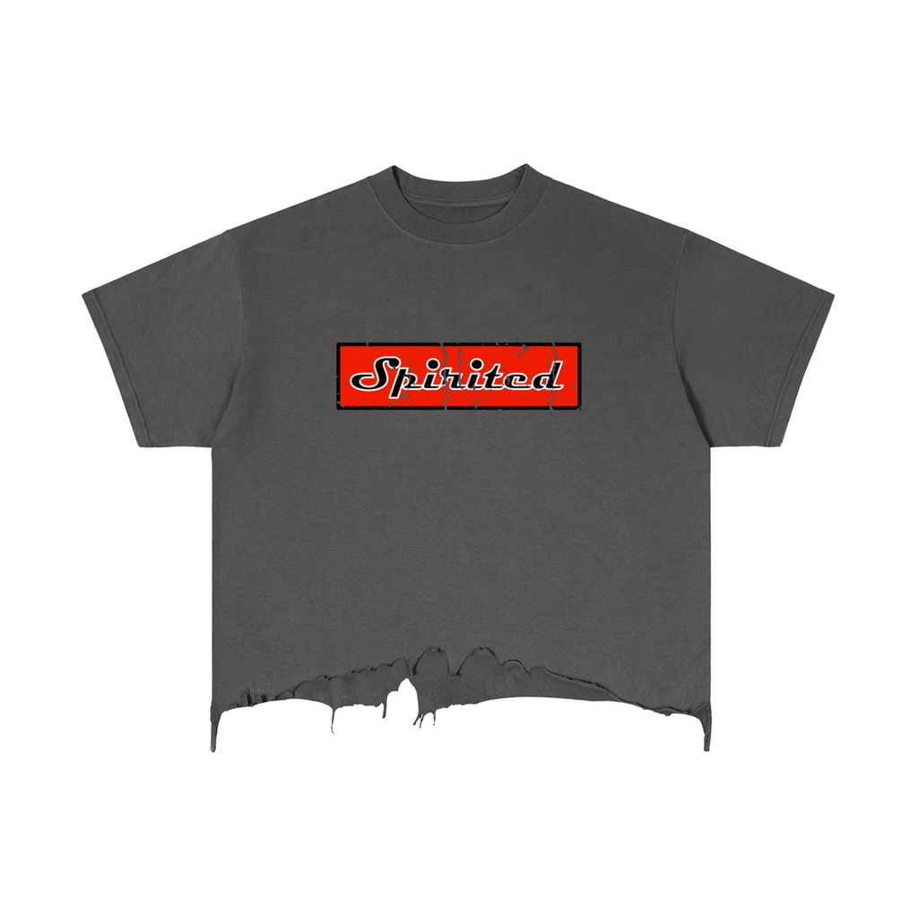 Spirited Distressed T-Shirt