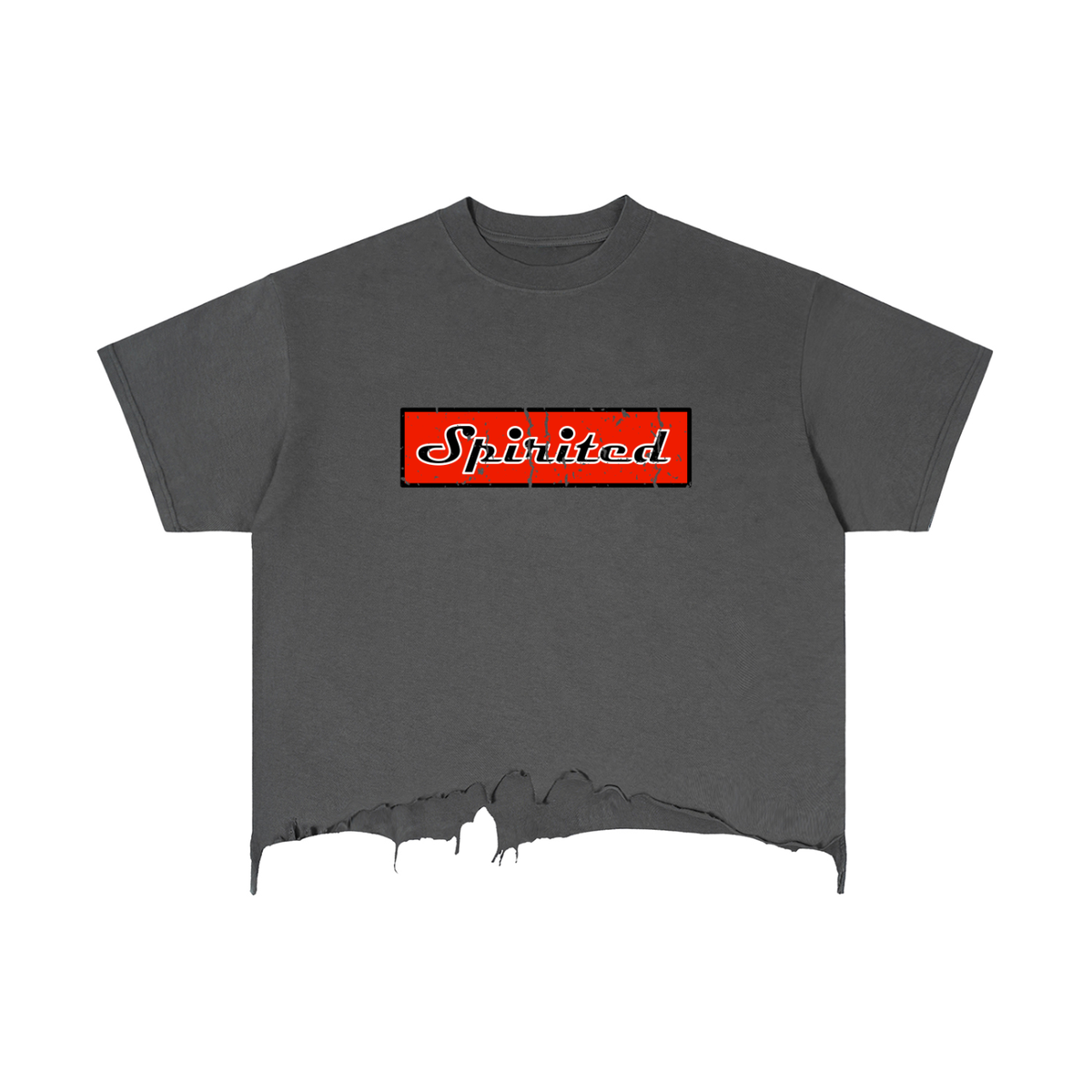 Spirited Distressed T-Shirt