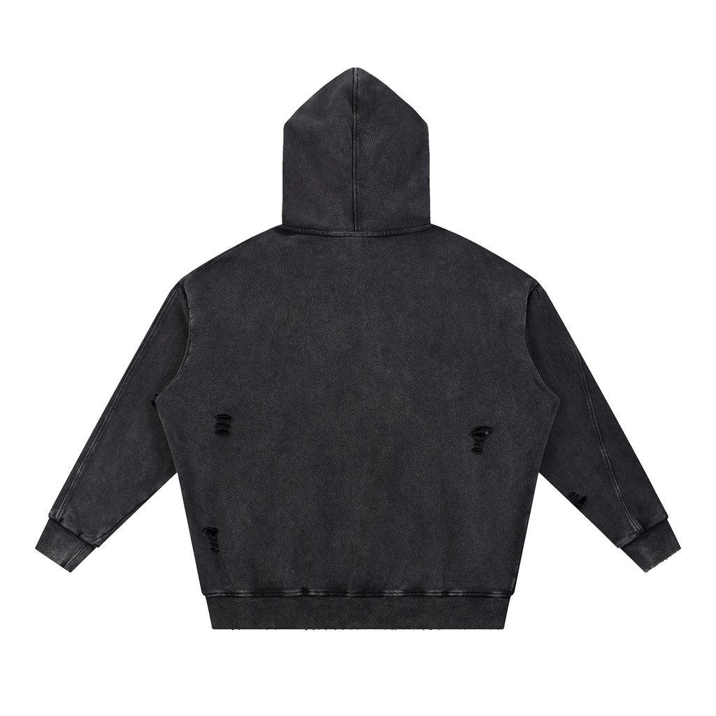Spirited Distressed Hoodie