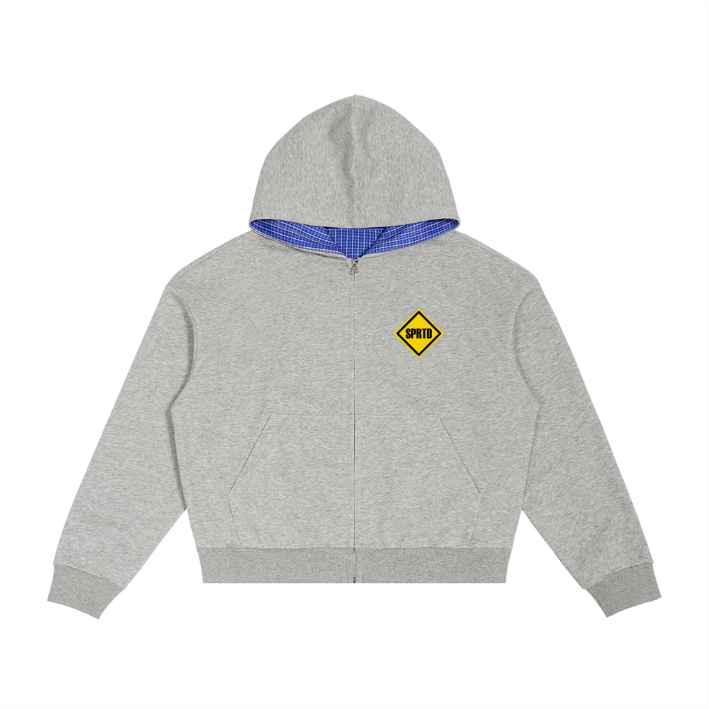 Toxic Waste Plaid Hoodie