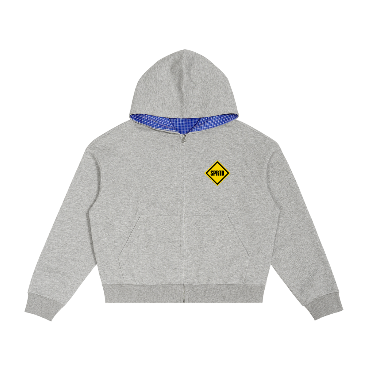 Toxic Waste Plaid Hoodie