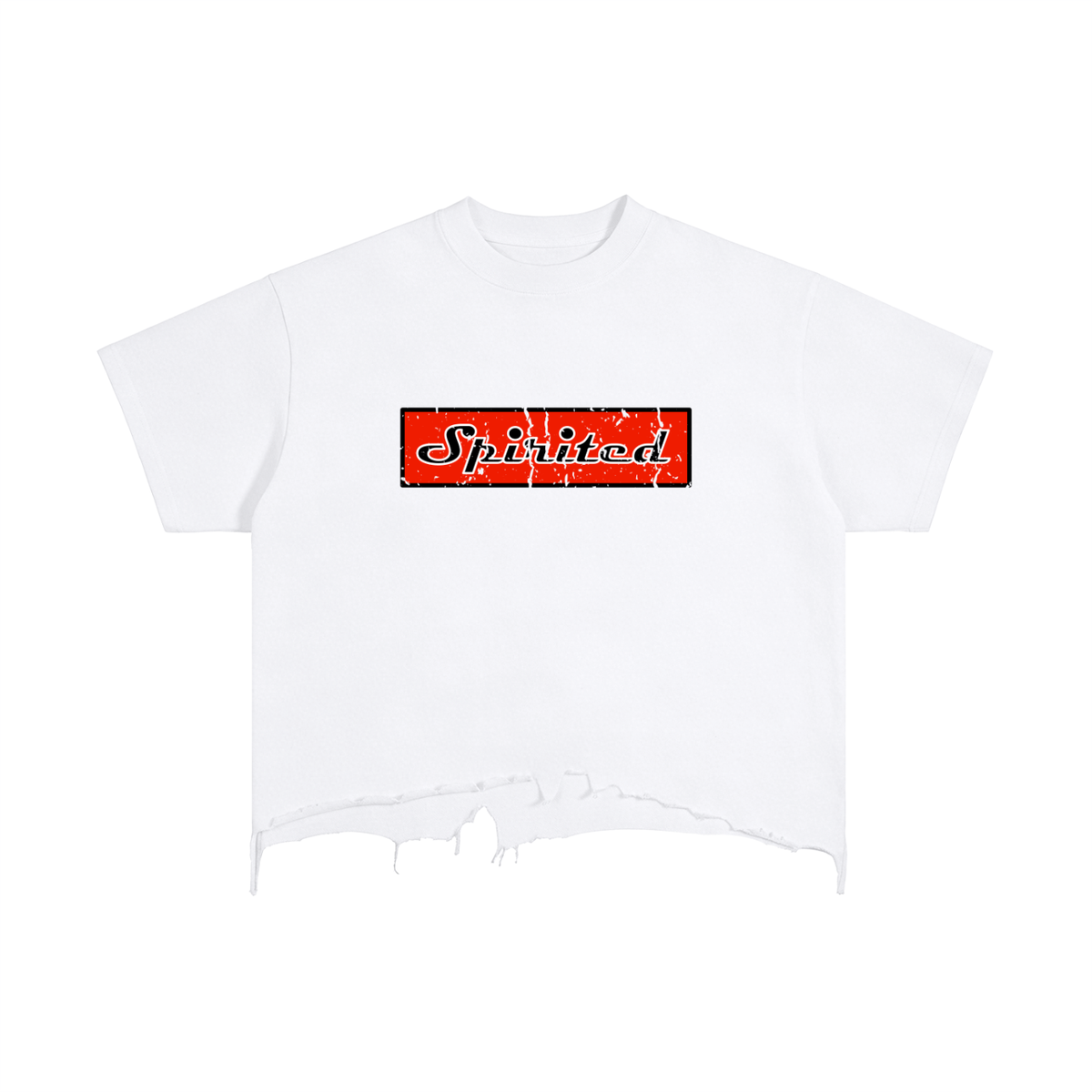 Spirited Distressed T-Shirt